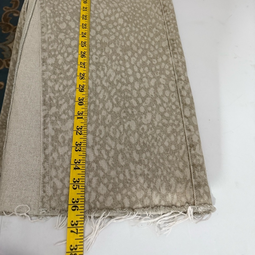 NWOT Universal thread Denim Maxi Jean Skirt Light Leopard Animal Print. 
Size 16 - Picture 9 of 11
